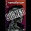 Signed Terminator #1 comic book by Jams Fortress Comics, Jordan Noir Metal Color Variant with Certificate of Authenticity.