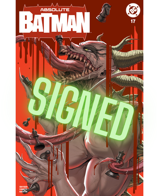 ABSOLUTE BATMAN #17, RANDOM SIGNED RACHTA LIN MEGACON EXCLUSIVE SPOT FOIL TRADE