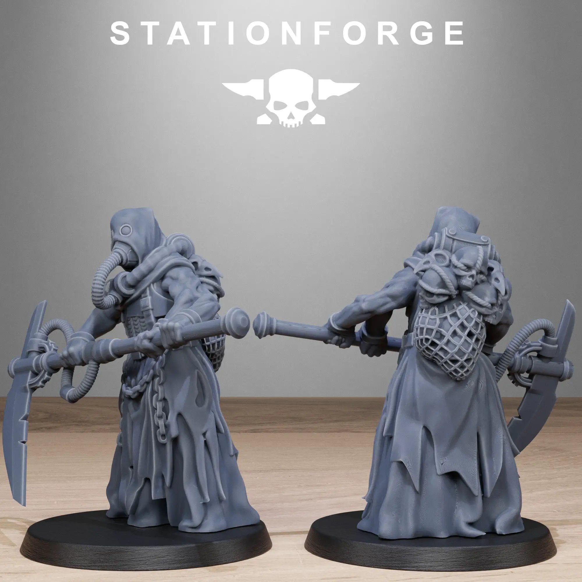 3D Printed Corrupted Guard Butchers by StationForge Miniatures by Last Hope Miniatures