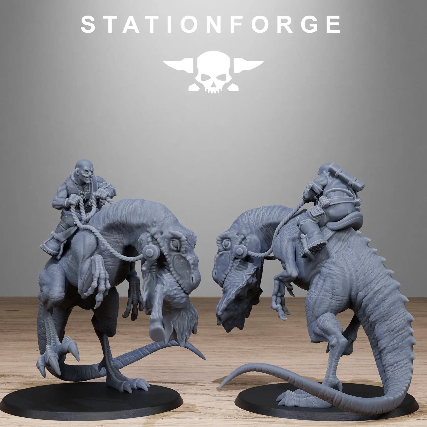 3D Printed GrimGuard Jungle Raptors by Stationforge Miniatures by Last Hope Miniatures
