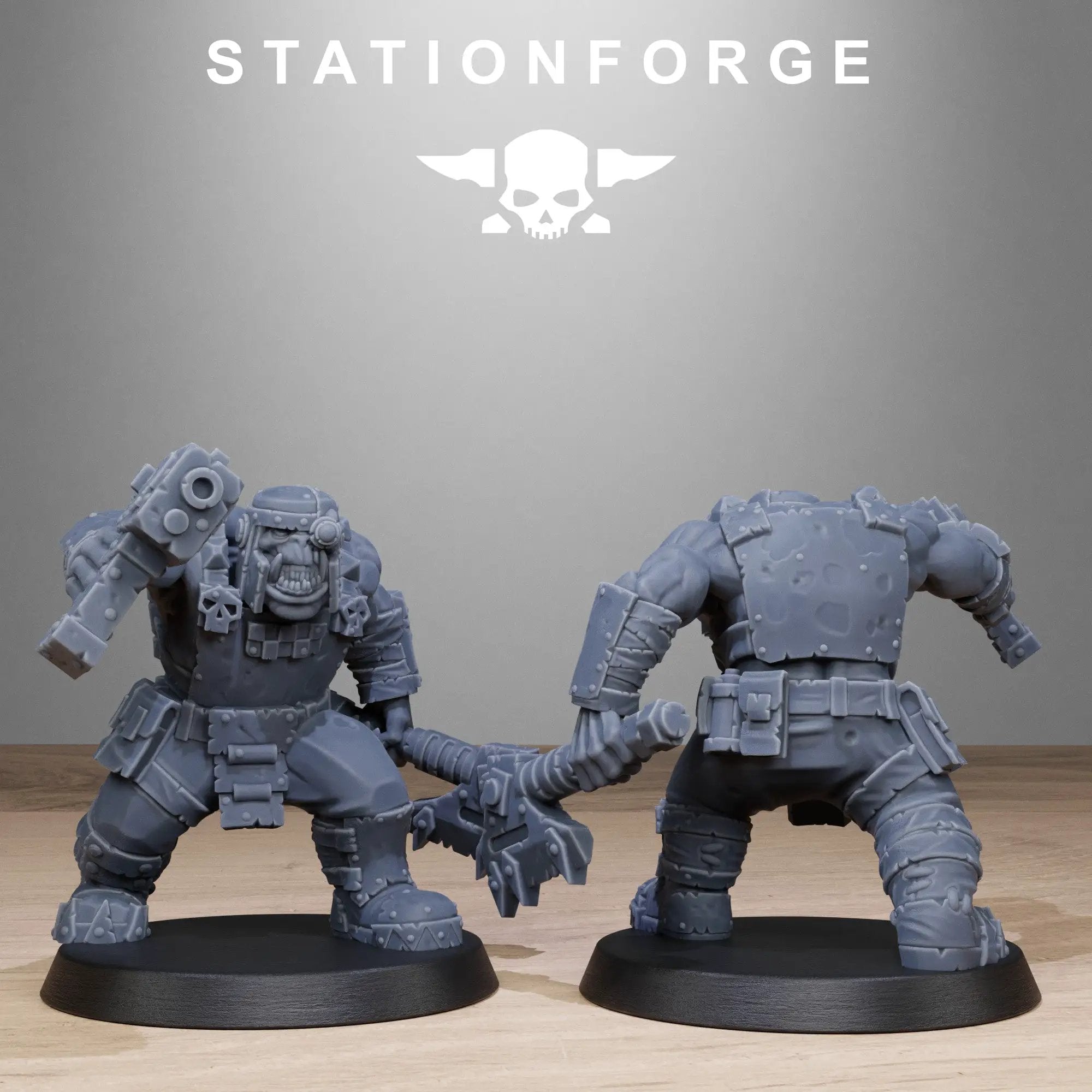 3D Printed Orkaz Bros Infantry by StationForge Miniatures by Last Hope Miniatures