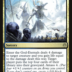 Enter the God-Eternals (PRE-196S) - War of the Spark Promos Foil