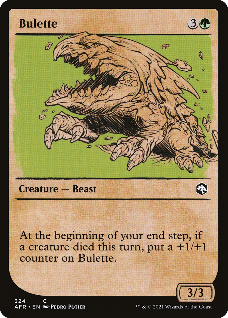Bulette (AFR-324) - Adventures in the Forgotten Realms: (Showcase)