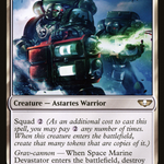 Space Marine Devastator (40K-014) - Warhammer 40,000 Commander