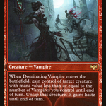 Dominating Vampire (PLAY-407) - Innistrad: Crimson Vow Foil