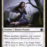 Bereaved Survivor // Dauntless Avenger (MID-004) - Innistrad: Midnight Hunt: (Double Faced Transform)