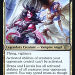 Drana and Linvala (PRE-222) - March of the Machine Promos Foil