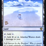 Adarkar Wastes (PRE-243) - Dominaria United Promos Foil