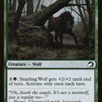 Snarling Wolf (MID-199) - Innistrad: Midnight Hunt