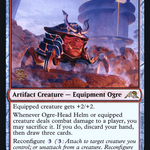 Ogre-Head Helm (PRE-155S) - Kamigawa: Neon Dynasty Promos Foil