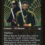 Brazen Upstart (SNC-361) - Streets of New Capenna: (Showcase) Foil