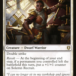Solemn Recruit (CLB-708) - Commander Legends: Battle for Baldur's Gate