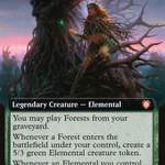 Titania, Nature's Force (BRC-045) - The Brothers' War Commander: (Extended Art)