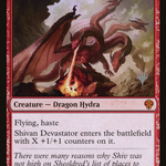Shivan Devastator (PPDMU-143P) - Dominaria United Promos