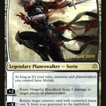 Sorin, Vengeful Bloodlord (PRE-217S) - War of the Spark Promos Foil