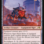 Ogre-Head Helm (PPNEO-155P) - Kamigawa: Neon Dynasty Promos