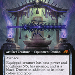 Blade of the Oni (NEO-453) - Kamigawa: Neon Dynasty: (Extended Art)