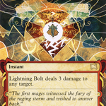Lightning Bolt (STA-042) - Strixhaven Mystical Archive: (Showcase) (Borderless)