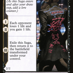 Okiba Reckoner Raid // Nezumi Road Captain (NEO-117) - Kamigawa: Neon Dynasty: (fandfc, enchantment)