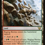 Raging Ravine (NEC-176) - Neon Dynasty Commander