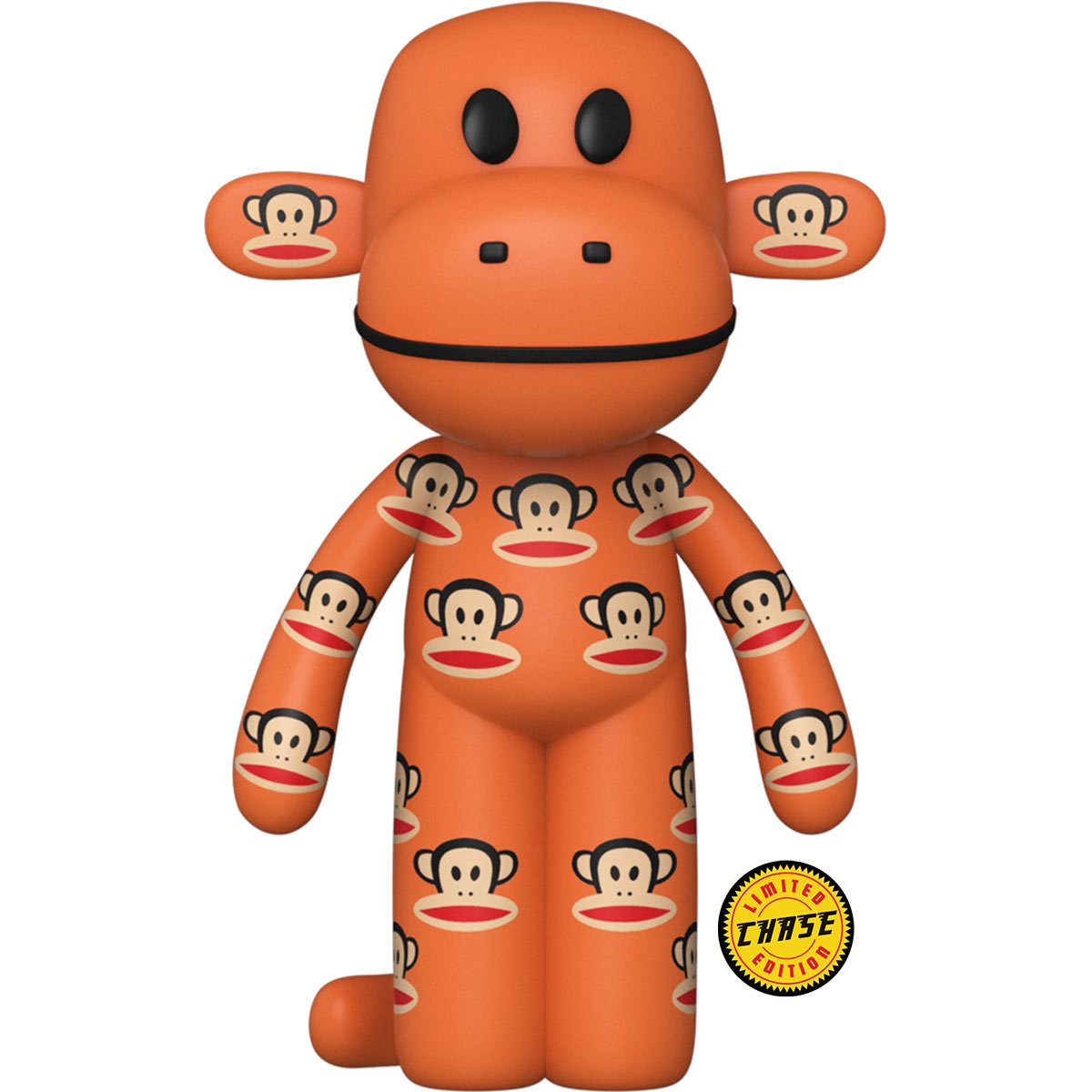 Vinyl SODA Paul Frank Sock Monkey collectible figure by THE MIGHTY HOBBY SHOP, featuring a cute sock monkey design.