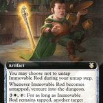 Immovable Rod (AFC-276) - Forgotten Realms Commander: (Extended Art)