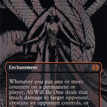 All Will Be One (ONE-352) - Phyrexia: All Will Be One (Borderless) Foil