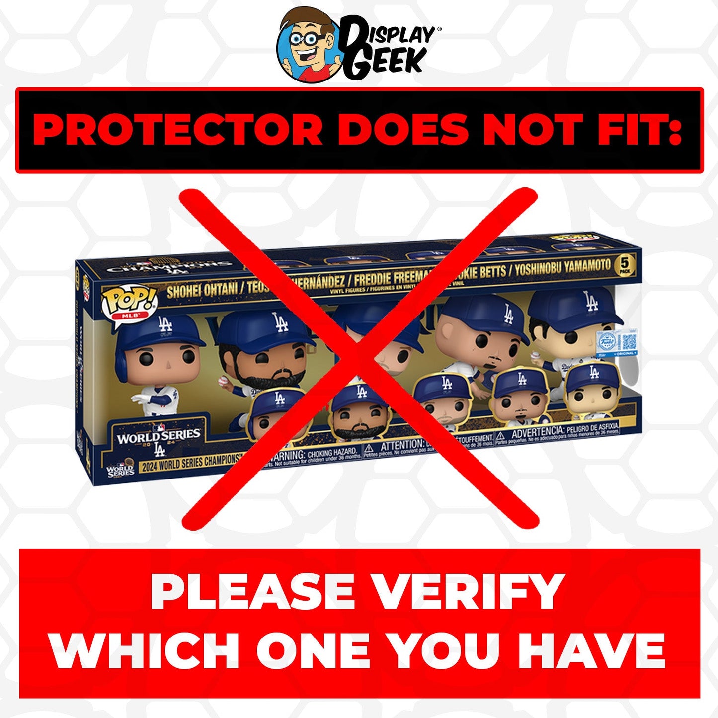 Pop Protector for 5 Pack Oklahoma City Thunder 2025 NBA Champions Funko Pop