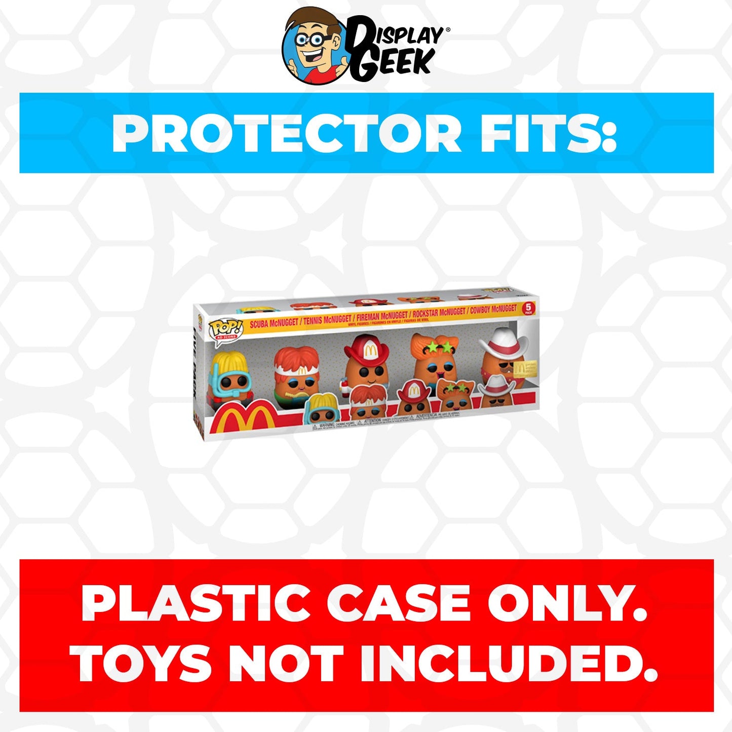 Pop Protector for 5 Pack McDonald's McNuggets Buddies Funko Pop