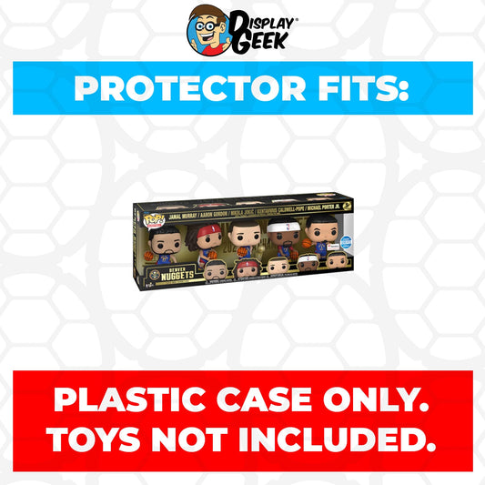 Pop Protector for 5 Pack Denver Nuggets 2023 NBA Championship Funko Pop