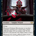 Voldaren Bloodcaster // Bloodbat Summoner (VOW-137) - Innistrad: Crimson Vow: (Double Faced Transform)