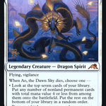 Ao, the Dawn Sky (PRE-02S) - Kamigawa: Neon Dynasty Promos Foil