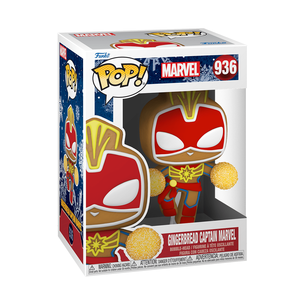 POP! Marvel: Holiday - Captain Marvel