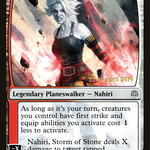 Nahiri, Storm of Stone (PRE-233S) - War of the Spark Promos Foil