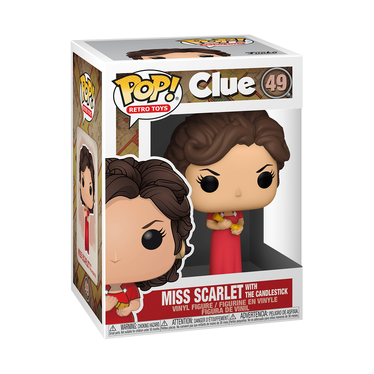 POP! Retro Toys: Hasbro - Miss Scarlet with the Candlestick by THE MIGHTY HOBBY SHOP