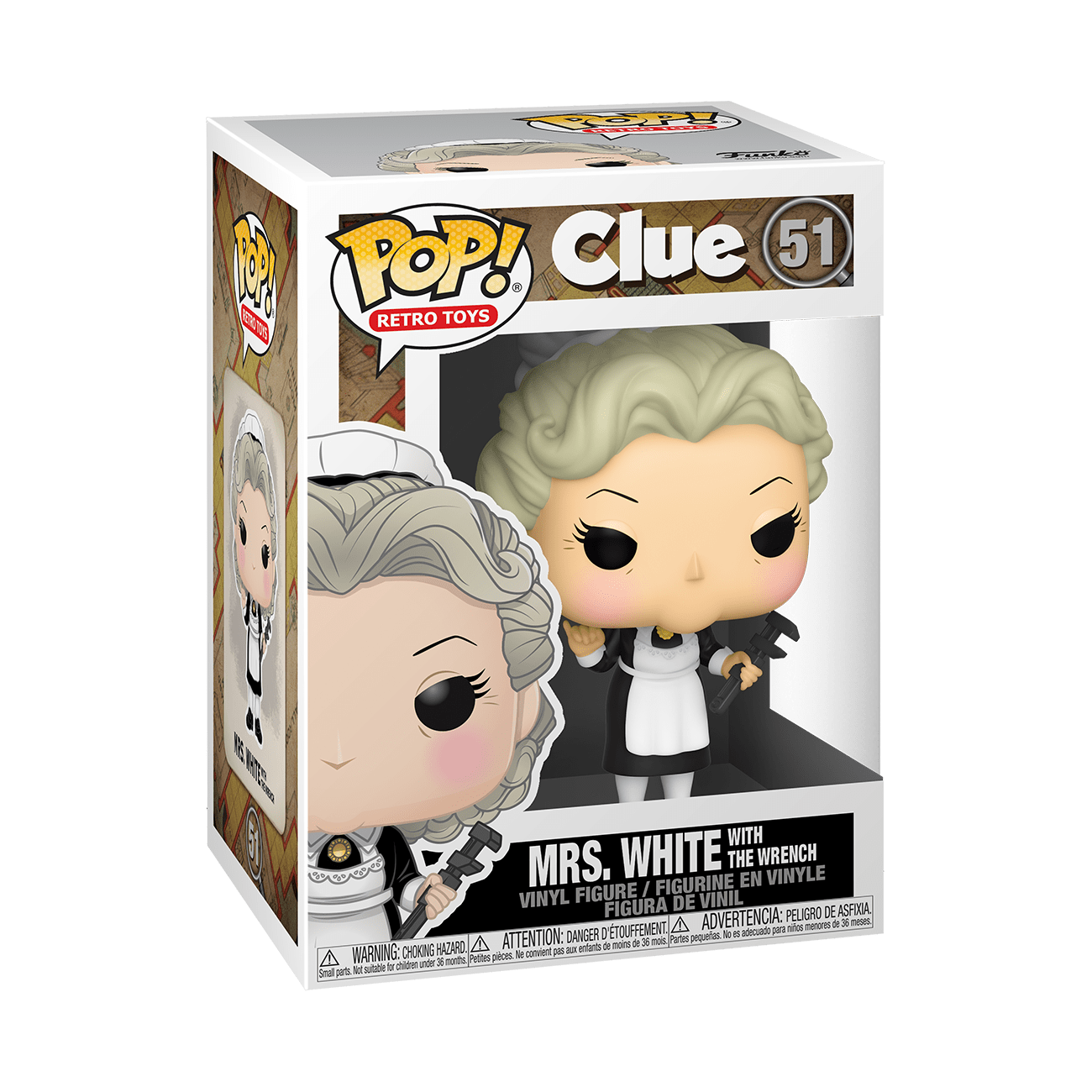 POP! Retro Toys: Hasbro - Mrs. White with the Wrench by THE MIGHTY HOBBY SHOP