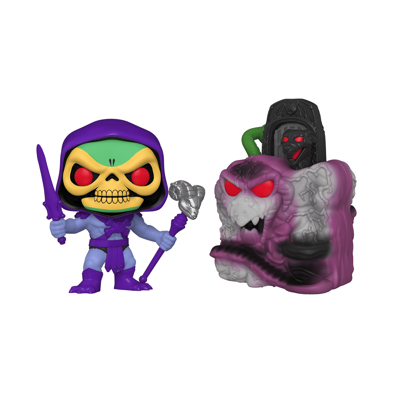 POP! Town: MOTU- Skeletor with Snake Mountain