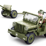 WWII - U.S. Army M38 Jeep With Artillery - Mil-Blox