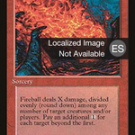 Fireball (4BB-210) - Fourth Edition Foreign Black Border