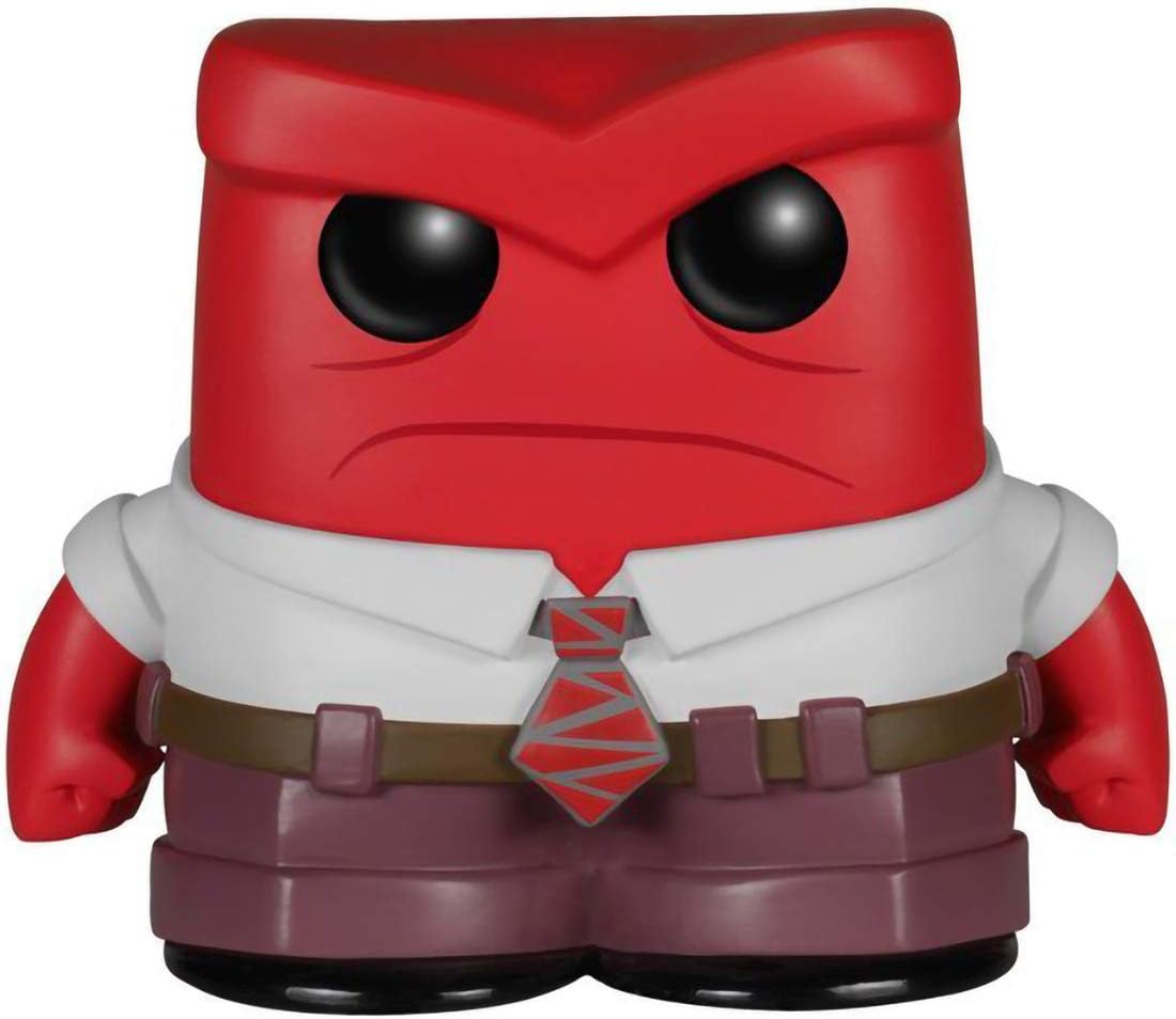Anger #136 Funko Pop! Vinyl - Disney Pixar Inside Out Figure with Protector Case Bundle