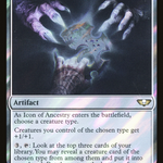 Icon of Ancestry (40K-242★) - Warhammer 40,000 Commander Foil