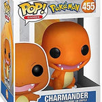 Charmander #455 Funko Pop! Vinyl - Pokémon Kanto Starter Figure with Protector Bundle
