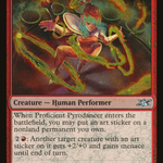 Proficient Pyrodancer (UNF-406) - Unfinity Foil