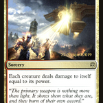 Solar Blaze (PRE-216S) - War of the Spark Promos Foil