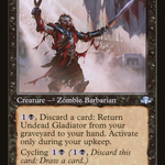 Undead Gladiator (DMR-313) - Dominaria Remastered: (tombstone)