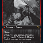Smoldering Egg // Ashmouth Dragon (DBL-159) - Innistrad: Double Feature: (Double Faced Transform)