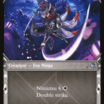 Blade-Blizzard Kitsune (NEO-331) - Kamigawa: Neon Dynasty: (Showcase)