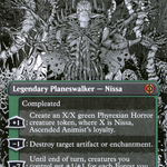 Nissa, Ascended Animist (ONE-339) - Phyrexia: All Will Be One: (Showcase) (Borderless)