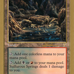 Sulfurous Springs (WCD-AR345) - World Championship Decks 2001