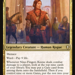 Nine-Fingers Keene (CLB-289) - Commander Legends: Battle for Baldur's Gate